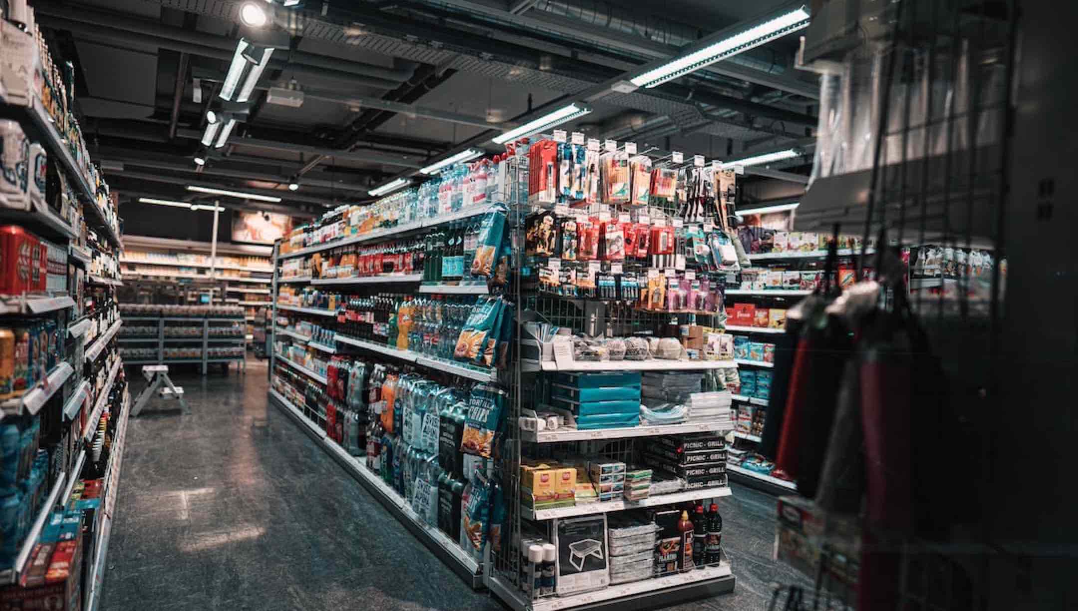 A CCTV shot of a shop